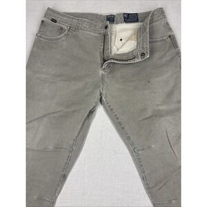 Kuhl Kanvus Jeans men's size 40x 32in Khaki tan‎ Excellent!